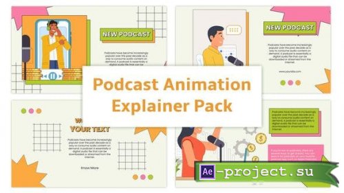 Videohive - After Effects Podcast Animation Explainer - 45103686 - Project for After Effects