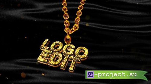 Videohive - Golden logo on the chain - 45095885 - Project for After Effects