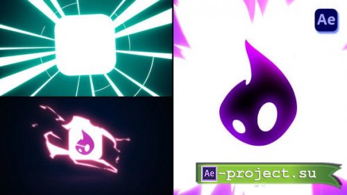 Videohive - Energy/Electricity Minimal 2D FX Logo Reveals [After Effects] - 45105868 - Project for After Effects