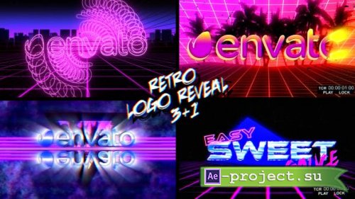 Videohive - Retro Logo Reveal Pack Vol.1 - 19323162 - Project for After Effects