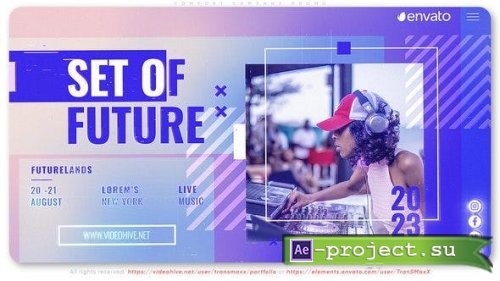 Videohive - Futuristic Music Set - 45081106 - Project for After Effects