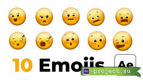 Videohive - Emoji Icons - 45092355 - Project for After Effects