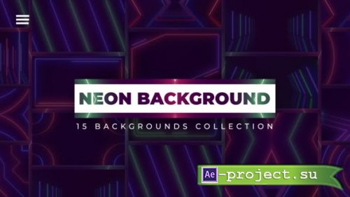 Videohive - Neon Backgrounds - 45151038 - Project for After Effects