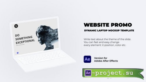 Videohive - Dynamic Website Promo - Laptop Mockup - 26882127 - Project for After Effects