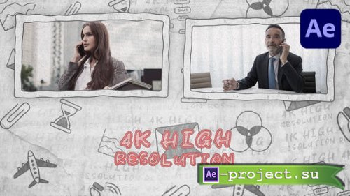 Videohive - Hand Drawn Corporate Opener - 45070372 - Project for After Effects