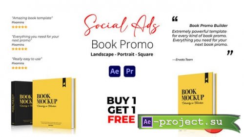 Videohive - Book Promo Social Ads - 45178219 - Project for After Effects