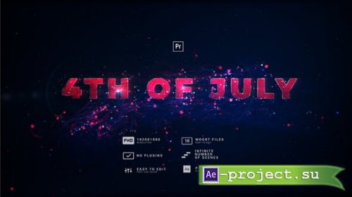 Videohive - Independence Day MOGRT Titles - 45098274 - Premiere Pro Templates