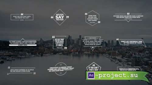 Videohive - Quotes Titles V2 | After Effects - 45219665 - Project for After Effects