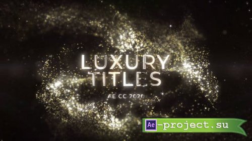Videohive - Gold Luxury Titles - 45221486 - Project for After Effects