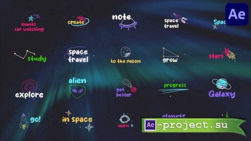 Videohive - Space Titles for After Effects - 45212059 - Project for After Effects