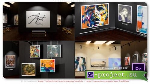 Videohive - Modern Art 3d Gallery - 45178412 - Premiere Pro Templates