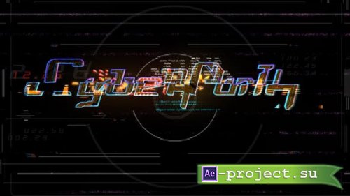 Videohive - Cyberpunk Glitch Logo - 22306862 - Project for After Effects