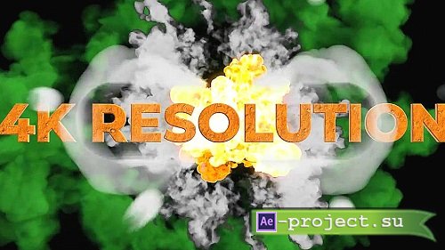 Videohive - Explosions Smoke And Fire VFX Elements 45480056 - Project For Final Cut & Apple Motion