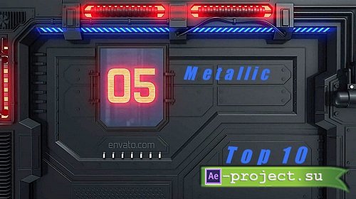 Videohive - Metallic Top 10 28316090 - Project For Final Cut & Apple Motion