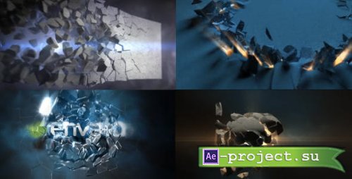 Videohive - Epic Destruction Logo Reveals 6 in 1 - 16492502 - Project for After Effects