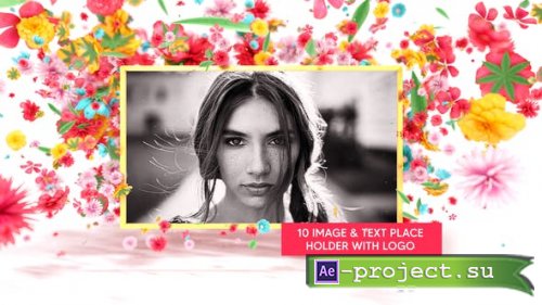 Videohive - Flower Romantic Slideshow - 43793811 - Project for After Effects