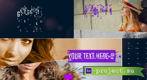 Videohive - Glitch Slideshow - 11110500 - Project for After Effects