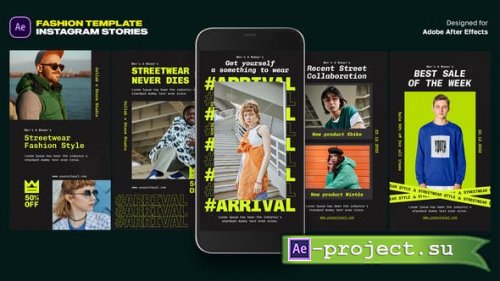 Videohive - Streetwear Fashion Instagram Stories - 45262149 - Project for After Effects