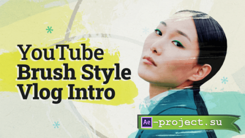 Videohive - Youtube Brush Intro - 45361208 - Project for After Effects