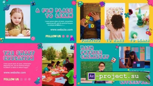 Videohive - Kids School Slideshow - 45304207 - Project for After Effects