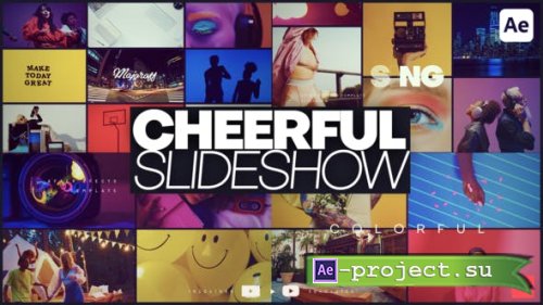 Videohive - Cheerful Slideshow - 44581225 - Project for After Effects