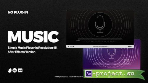 Videohive - Visual Audio Player (Equalizer) 4K - 45317060 - Project for After Effects