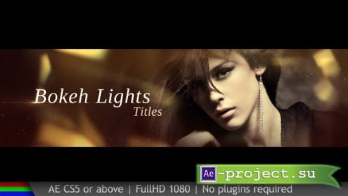 Videohive - Bokeh Lights Titles - 18178822 - Project for After Effects