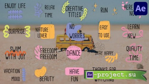 Videohive - Sketch Book Titles for After Effects - 45355765 - Project for After Effects