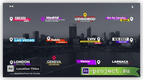 Videohive - Location Titles  AE - 45404998 - Project for After Effects