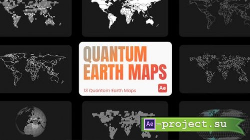 Videohive - Quantum Earth Maps for After Effects - 45457269 - Project for After Effects