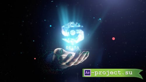 Videohive - Digital Hand Hologram Presentation Logo Reveal - 45355956 - Project for After Effects