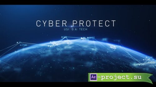 Videohive - Digital Cyber Futuristic Earth Cinematic Title Opener - 45380426 - Project for After Effects