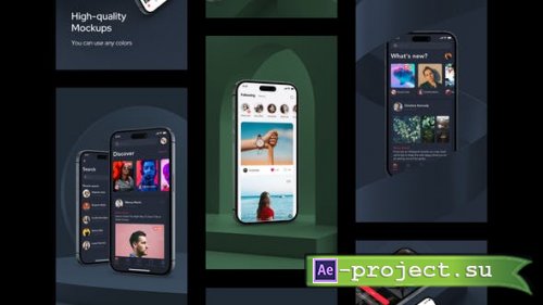 Videohive - App Mockup Instagram Stories - 45426380 - Project for After Effects