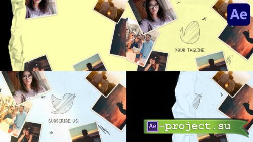 Videohive - Stop Motion Paper Logo Opener for After Effects - 45431593 - Project for After Effects