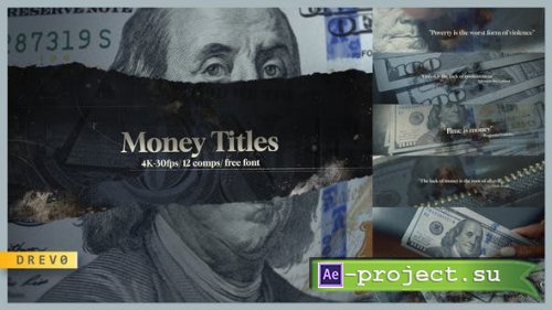 Videohive - Money Titles - 45443432 - Project for After Effects
