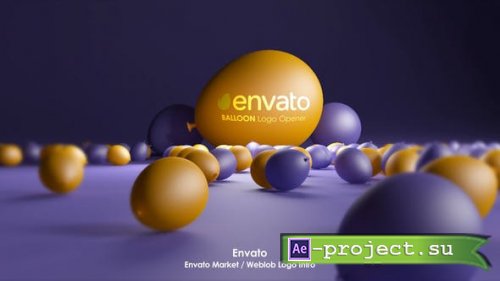 Videohive - Balloon Logo - 45444543 - Project for After Effects