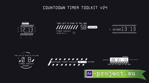 Videohive - Countdown Timer Toolkit V24 - 45458440 - Project for After Effects