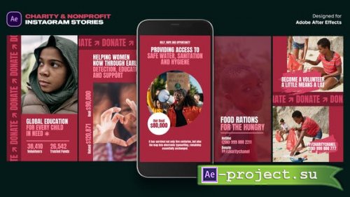 Videohive - Charity & Nonprofit instagram Stories - 45479055 - Project for After Effects
