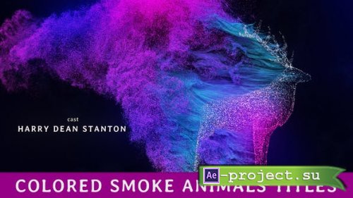 Videohive - Colored Smoke Animals Titles - 45381625 - Project for After Effects