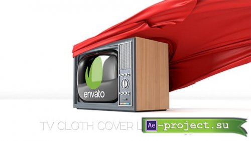 Videohive - TV Cloth Cover Logo Reveal - 20391383 - Project for After Effects