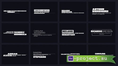 Videohive - Minimal Lower Thirds - 45484051 - Project for After Effects