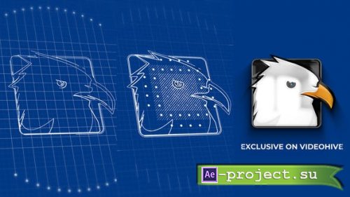 Videohive - Blueprint Grid Logo Reveal 2 - 45494287 - Project for After Effects