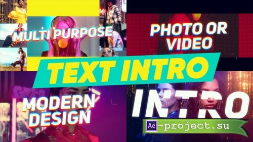 Videohive - Text Intro - 45507271 - Project for After Effects