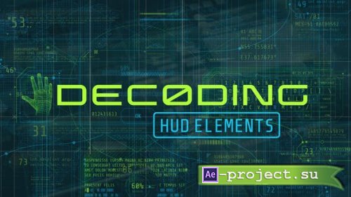 Videohive - Decoding HUD Elements - 45487836 - Project for After Effects