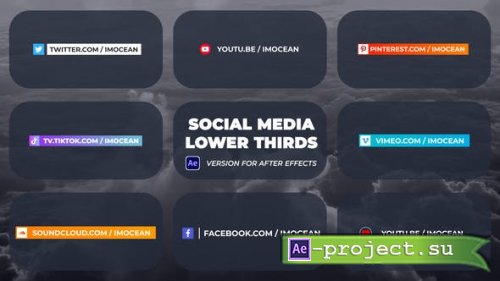 Videohive - Colorful Social Media Lower Thirds - 45497109 - Project for After Effects