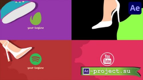 Videohive - Cartoon Step Logo Openers Pack for After Effects - 45527601 - Project for After Effects
