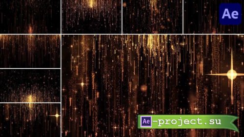 Videohive - Gold Backgrounds for After Effects - 45527166 - Project for After Effects