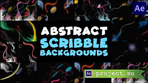 Videohive - Abstract Scribble Backgrounds | After Effects - 45545838 - Project for After Effects