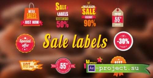 Videohive - Sales Labels - 10822812 - Project for After Effects