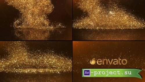 Videohive - Gold Rain Luxury Logo Reveal - 39848798 - Project for After Effects